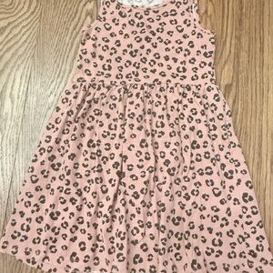 H&M Leopard Print Cotton Jersey Dress 5T/6